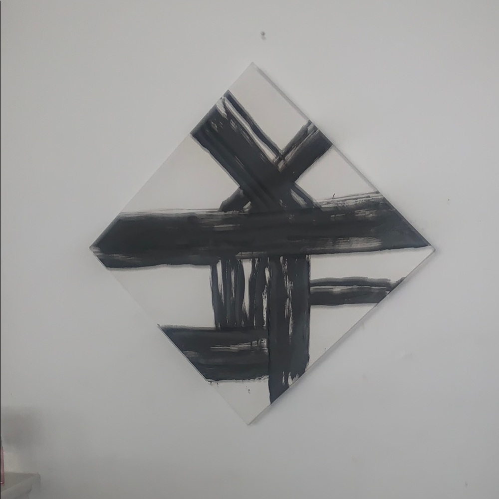 Abstract Black and White Wall Art